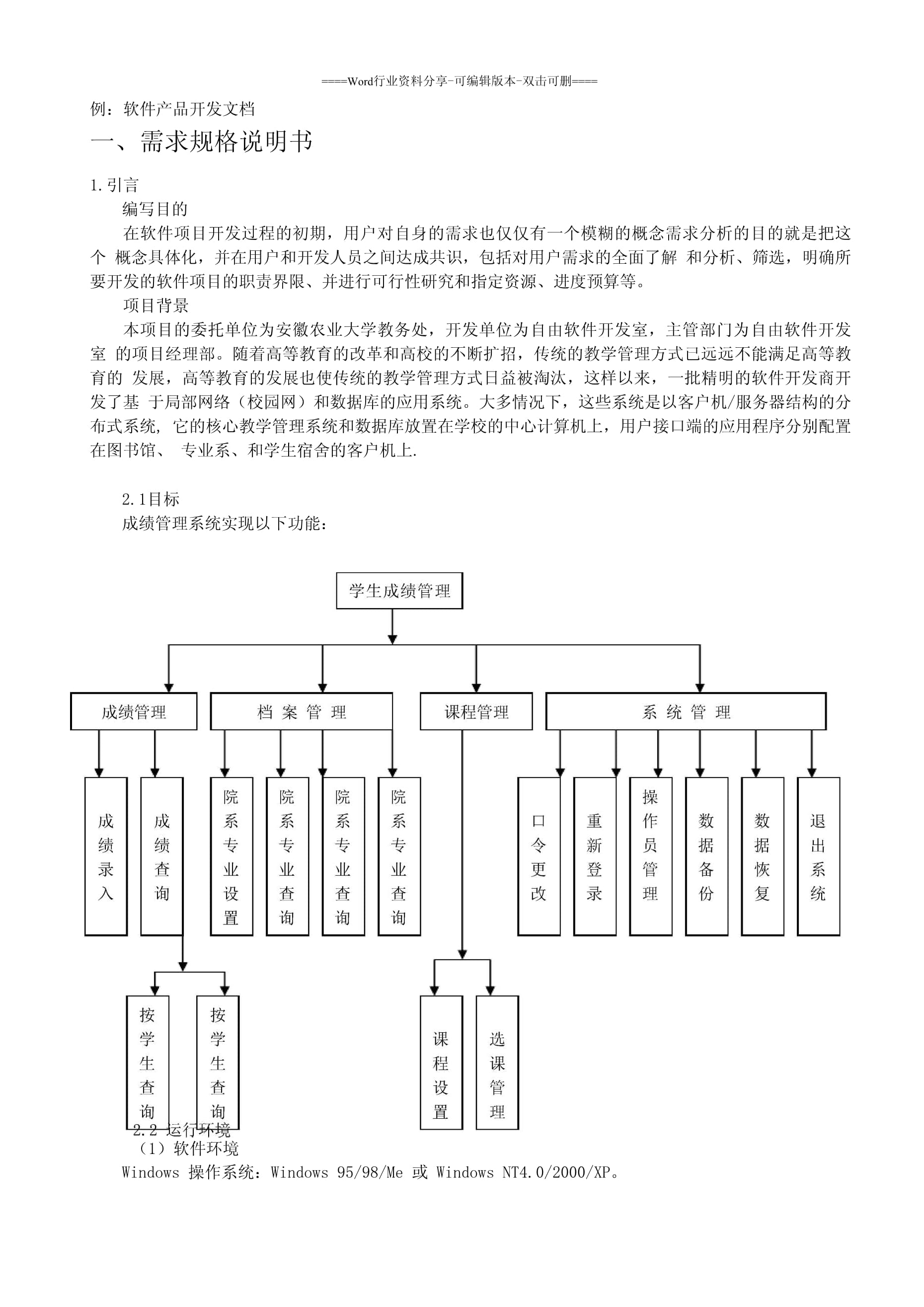 软件产品技术开发文档编写指南与核心要素